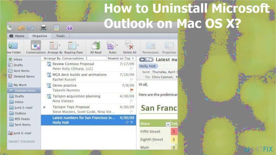 outlook for mac 2011 preview showing me